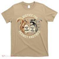 Justice For Peanut And Fred Peanut Squirrel Fred Raccoon T-Shirt thumb 0