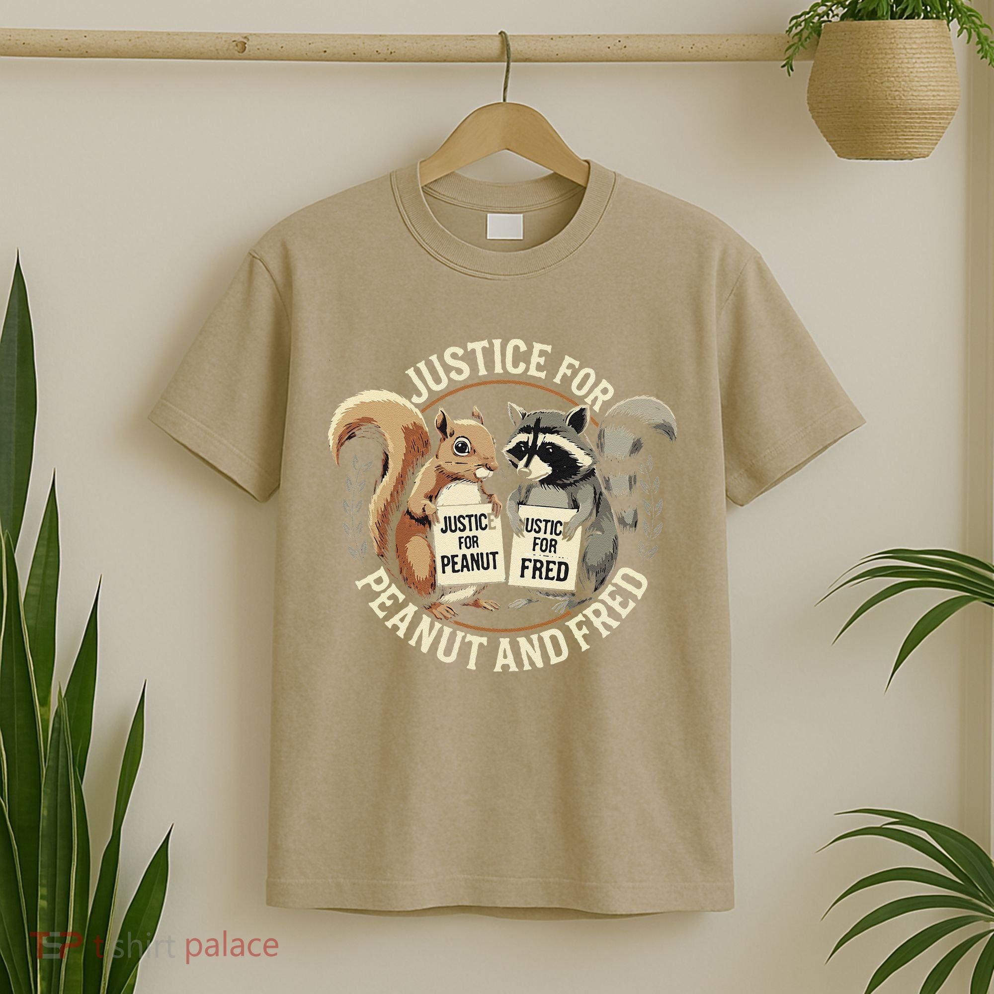 Justice For Peanut And Fred Peanut Squirrel Fred Raccoon T-Shirt