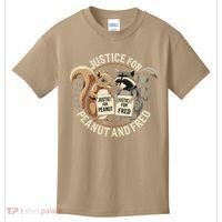 Justice For Peanut And Fred Peanut Squirrel Fred Raccoon Kids T-Shirt thumb 0