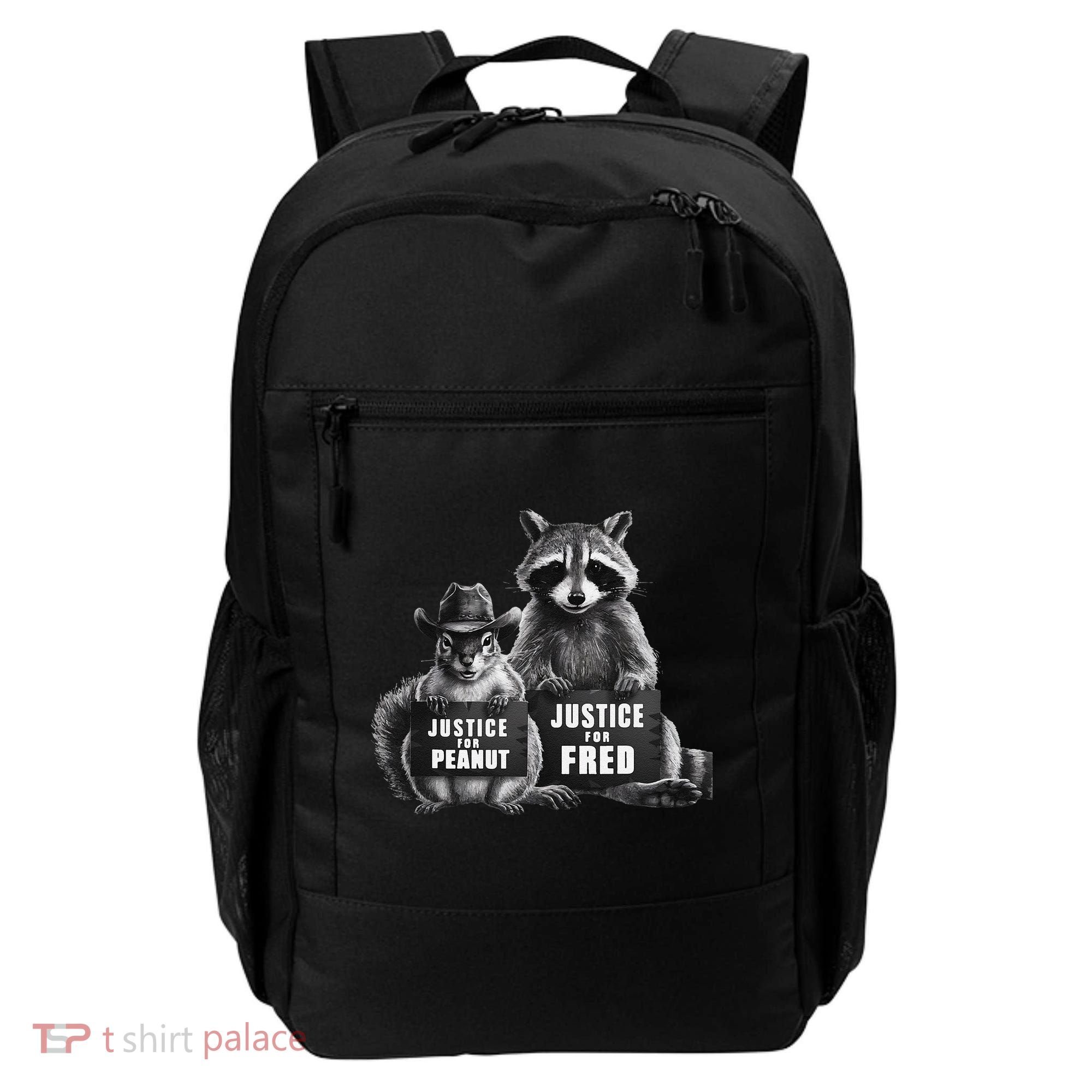 Justice For Peanut The Squirrel And Fred The Raccoon Backpack