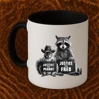 Justice For Peanut The Squirrel And Fred The Raccoon Coffee Mug thumb 2