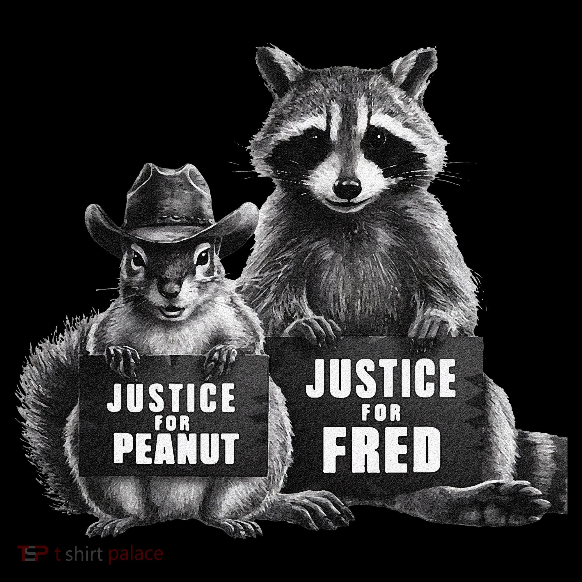 Justice For Peanut The Squirrel And Fred The Raccoon Women's Hoodie
