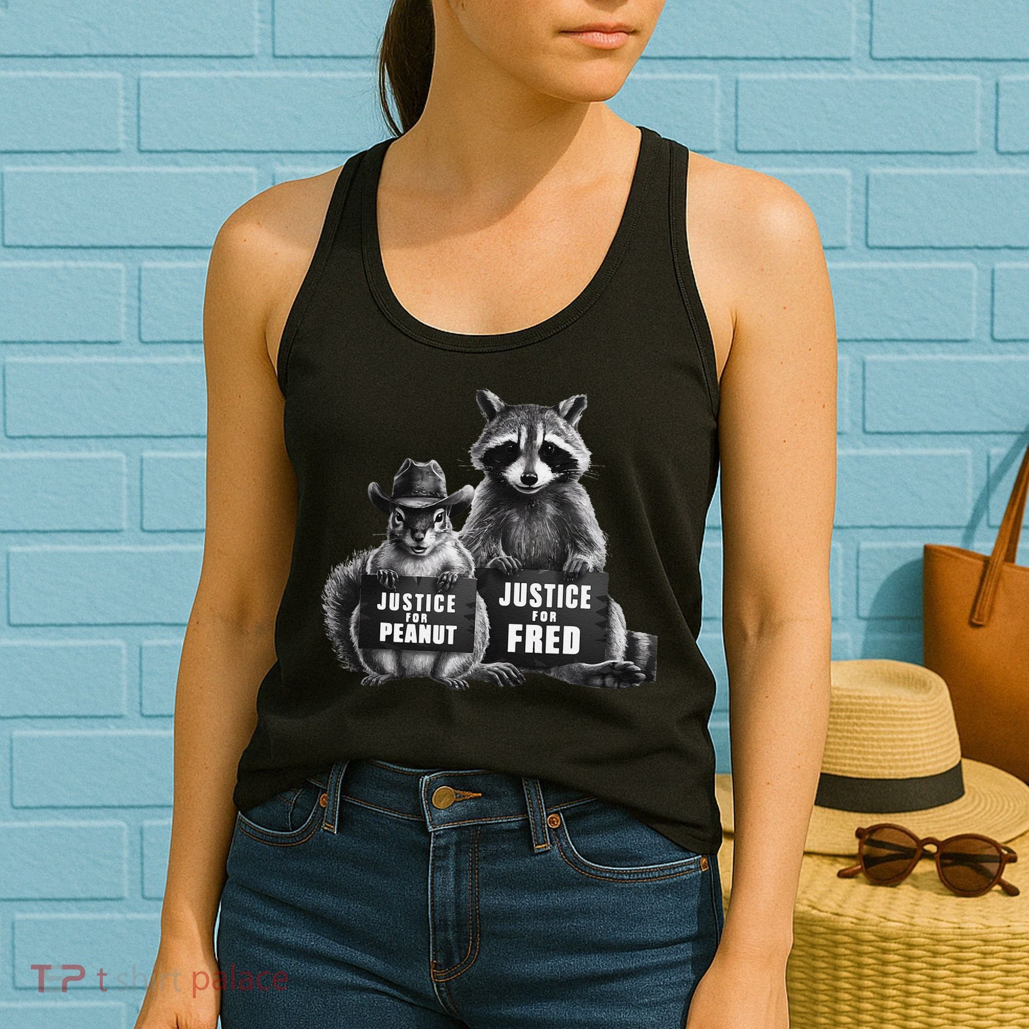 Justice For Peanut The Squirrel And Fred The Raccoon Women's Tank Top