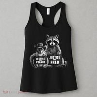 Justice For Peanut The Squirrel And Fred The Raccoon Women's Tank Top thumb 3