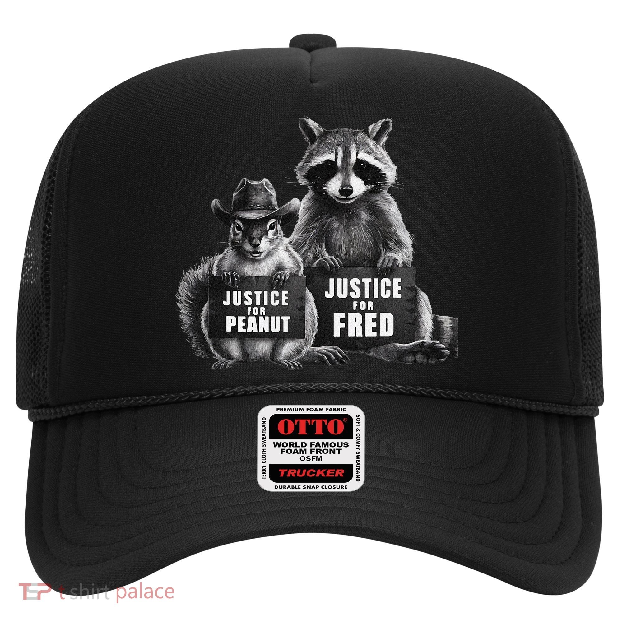 Justice For Peanut The Squirrel And Fred The Raccoon Hat