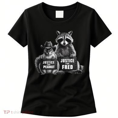 Justice For Peanut The Squirrel And Fred The Raccoon Women's T-Shirt