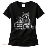 Justice For Peanut The Squirrel And Fred The Raccoon Women's T-Shirt thumb 0
