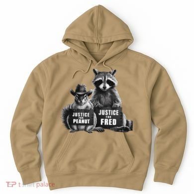 Justice For Peanut The Squirrel And Fred The Raccoon Hoodie