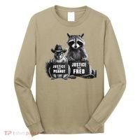 Justice For Peanut The Squirrel And Fred The Raccoon Long Sleeve Shirt thumb 0