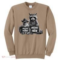 Justice For Peanut The Squirrel And Fred The Raccoon Sweatshirt thumb 0