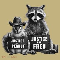 Justice For Peanut The Squirrel And Fred The Raccoon Sweatshirt thumb 2