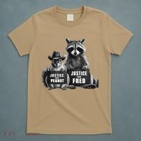 Justice For Peanut The Squirrel And Fred The Raccoon T-Shirt thumb 5