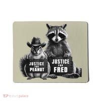 Justice For Peanut The Squirrel And Fred The Raccoon Mousepad thumb 0