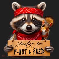 Justice For Peanut The Squirrel Pnut & Fred The Raccoon Women's Sweatshirt thumb 2