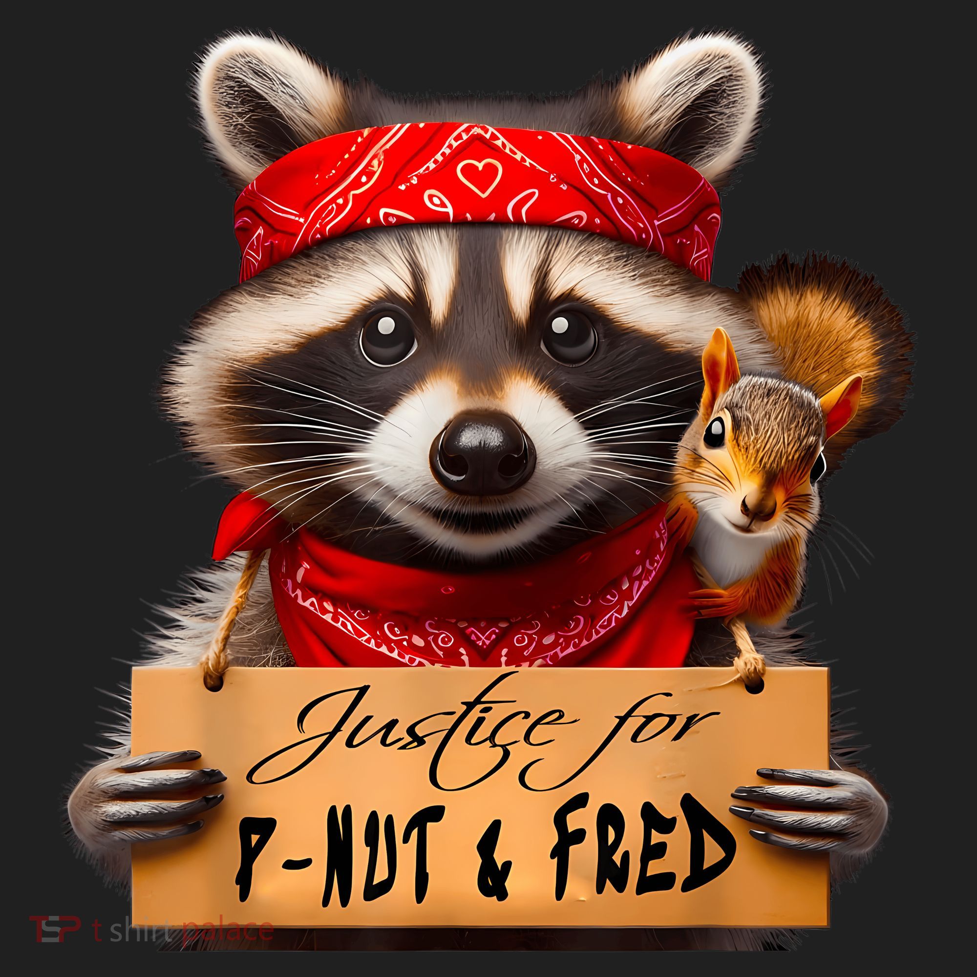 Justice For Peanut The Squirrel Pnut & Fred The Raccoon Women's Sweatshirt