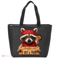 Justice For Peanut The Squirrel Pnut & Fred The Raccoon Tote Bag thumb 0