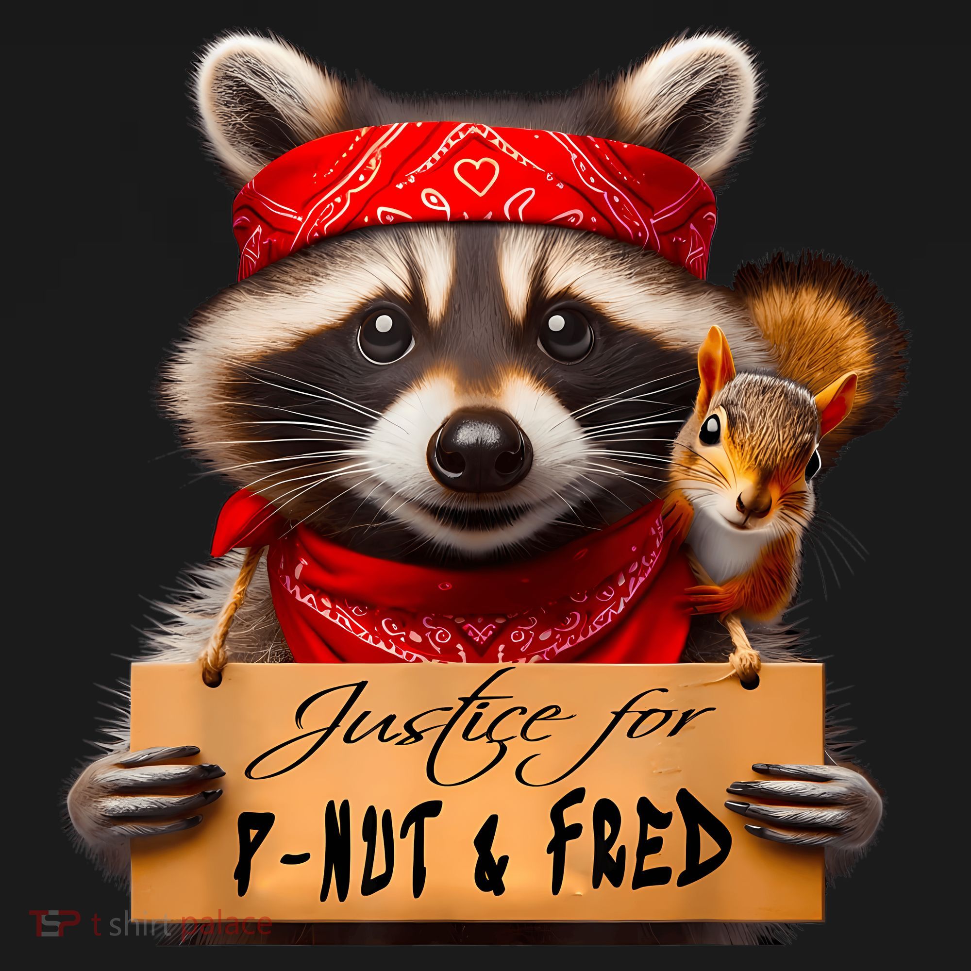 Justice For Peanut The Squirrel Pnut & Fred The Raccoon Tote Bag