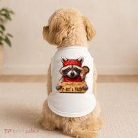 Justice For Peanut The Squirrel Pnut & Fred The Raccoon Doggie Tank thumb 2