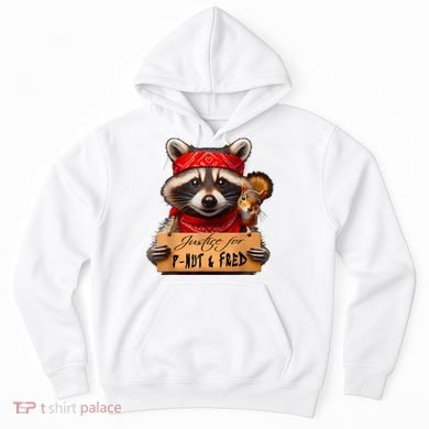 Justice For Peanut The Squirrel Pnut & Fred The Raccoon Hoodie