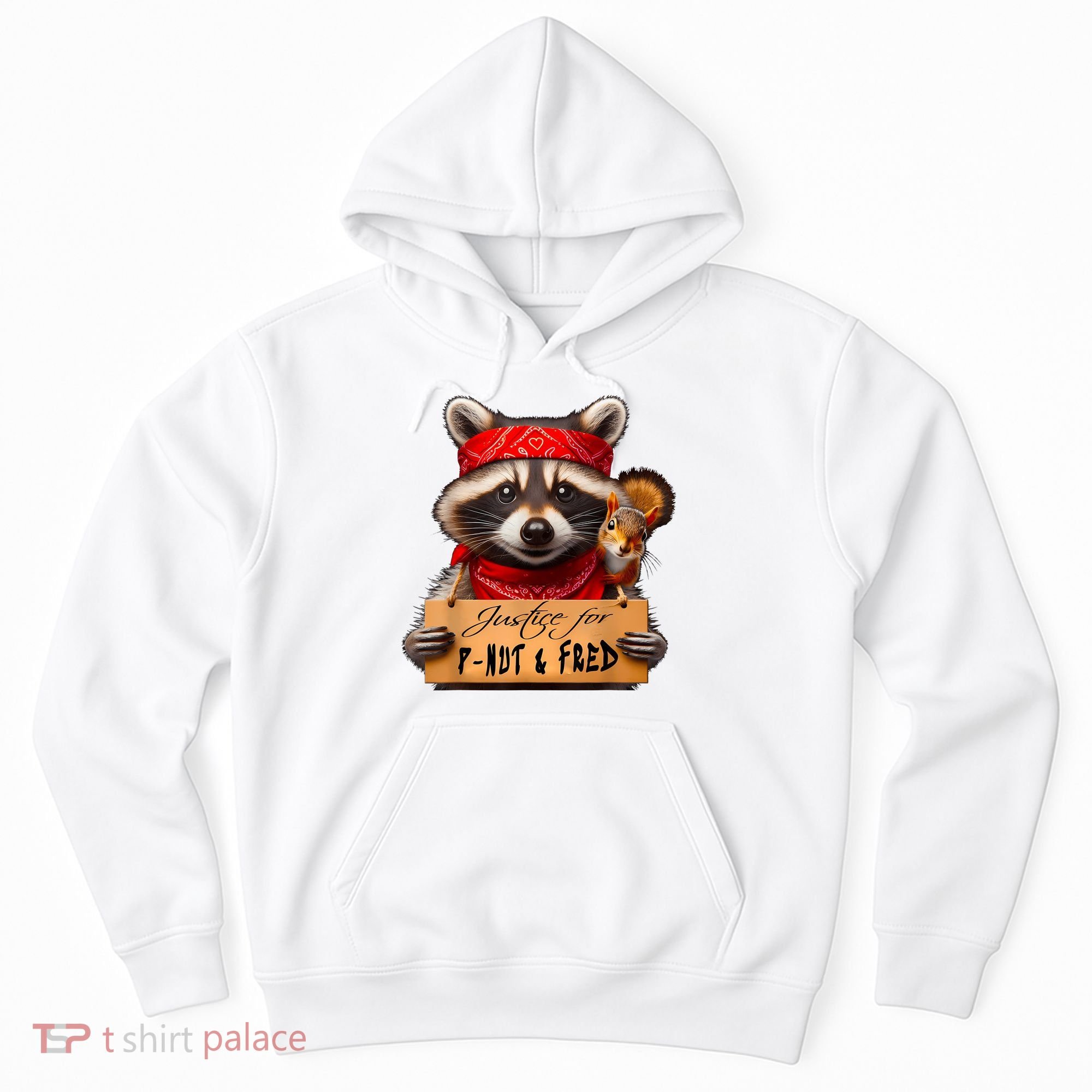 Justice For Peanut The Squirrel Pnut & Fred The Raccoon Hoodie