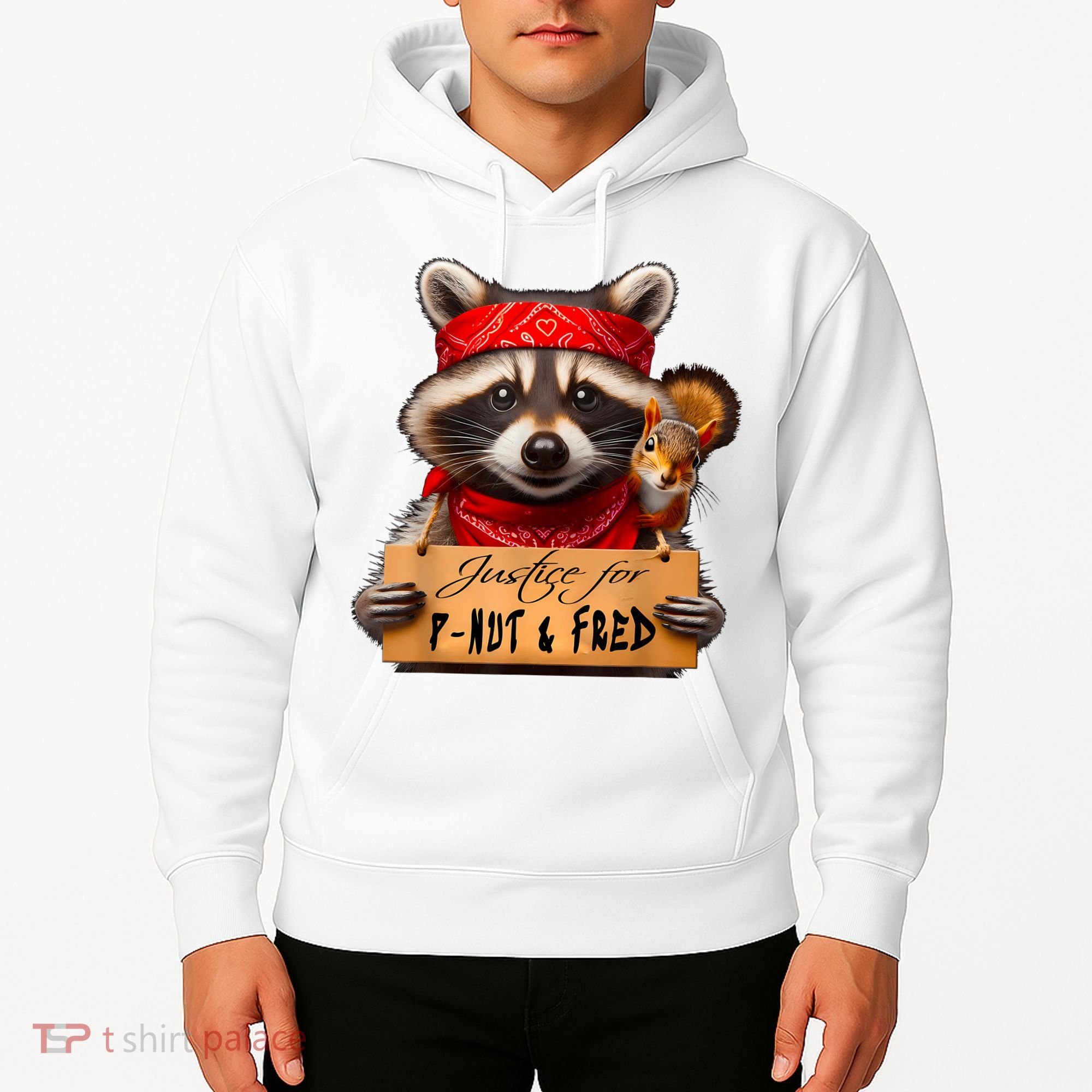 Justice For Peanut The Squirrel Pnut & Fred The Raccoon Hoodie