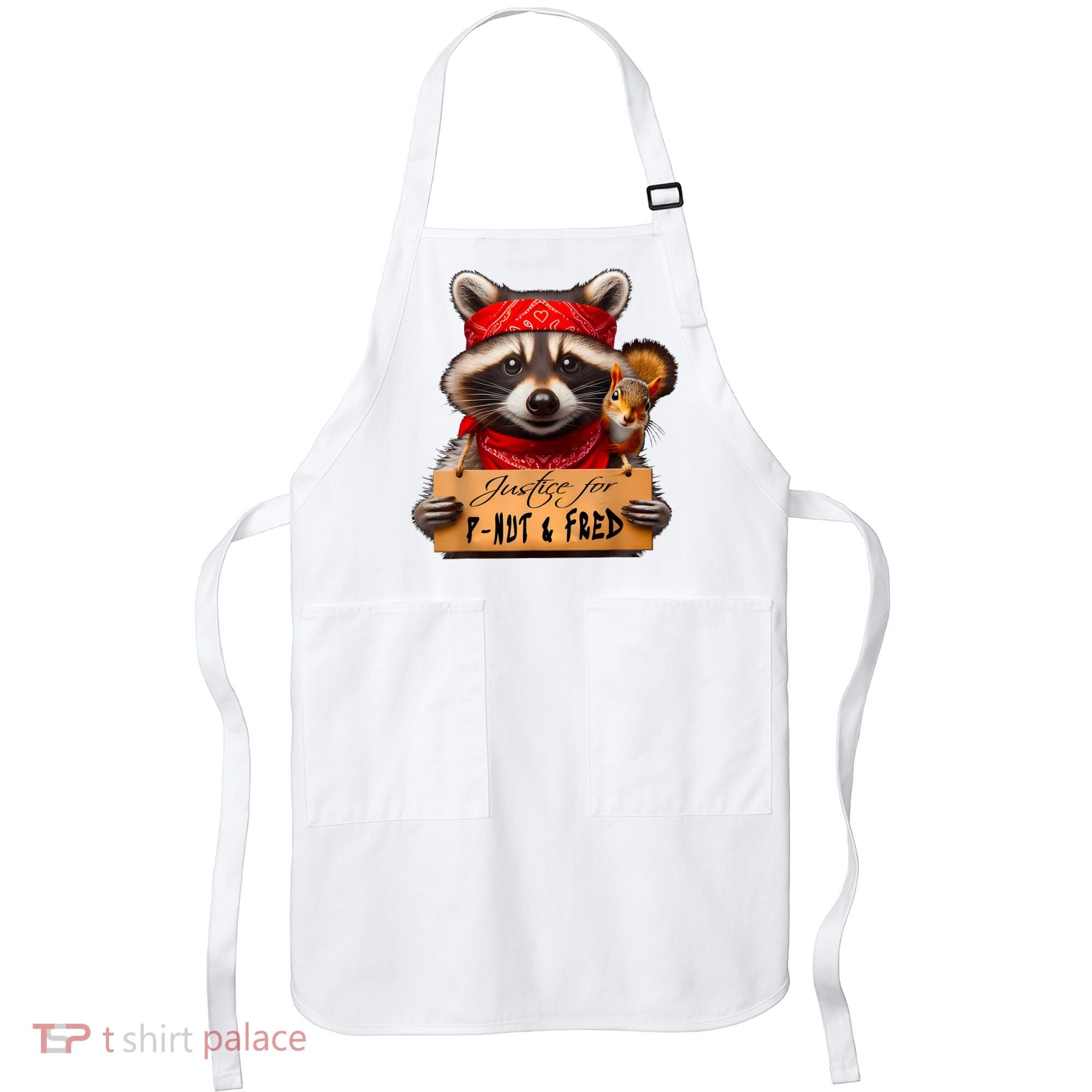 Justice For Peanut The Squirrel Pnut & Fred The Raccoon Apron