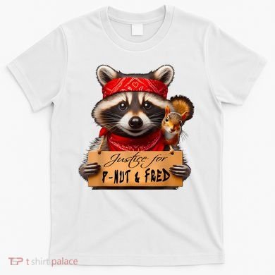 Justice For Peanut The Squirrel Pnut & Fred The Raccoon T-Shirt
