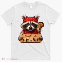 Justice For Peanut The Squirrel Pnut & Fred The Raccoon T-Shirt thumb 0