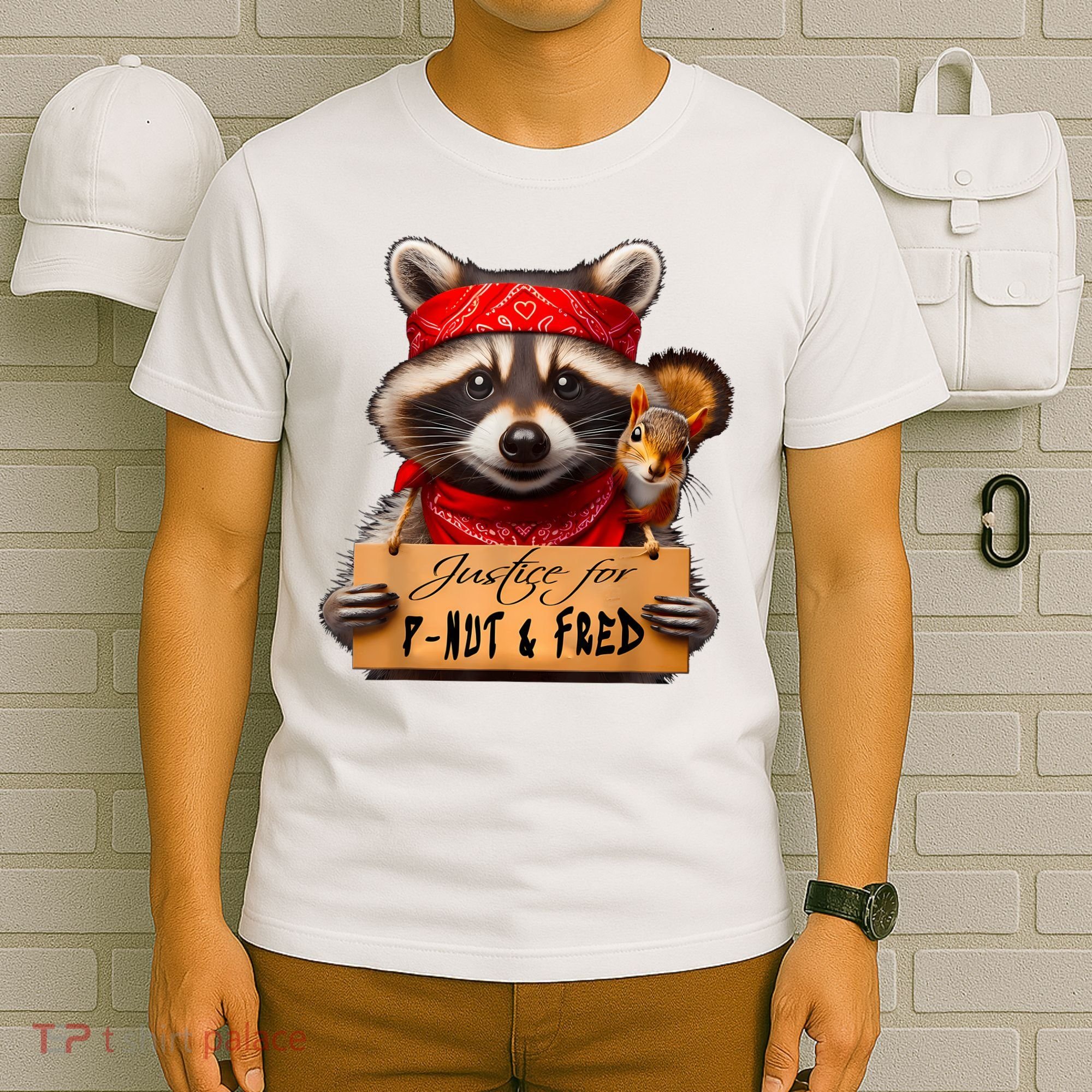 Justice For Peanut The Squirrel Pnut & Fred The Raccoon T-Shirt