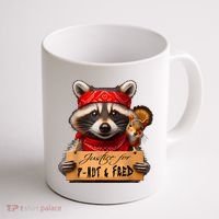 Justice For Peanut The Squirrel Pnut & Fred The Raccoon Coffee Mug thumb 1