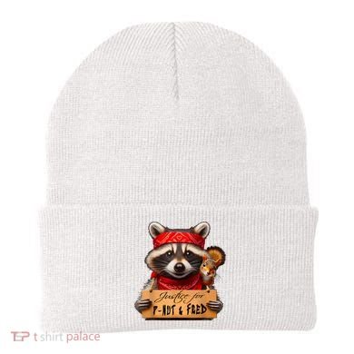 Justice For Peanut The Squirrel Pnut & Fred The Raccoon Beanie