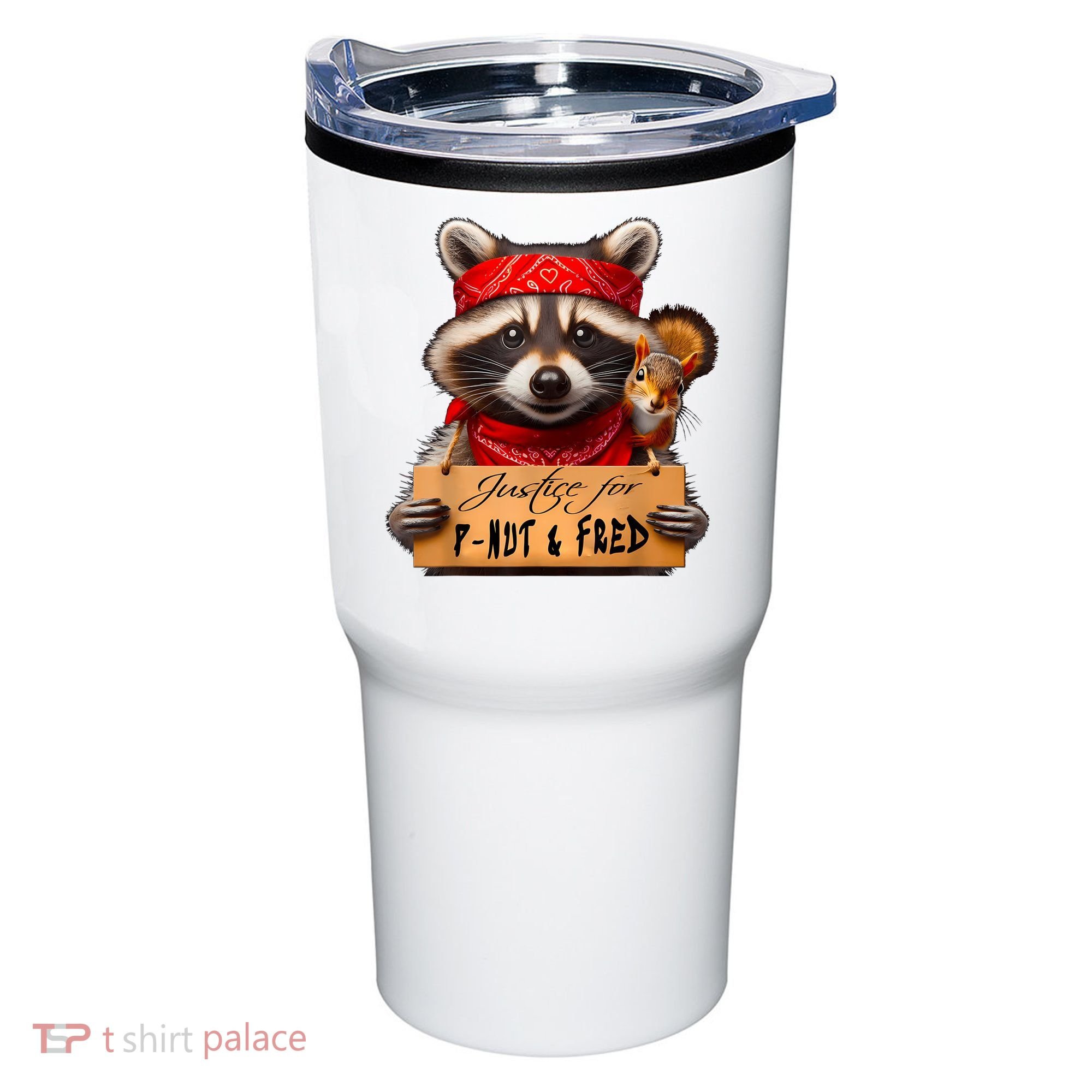 Justice For Peanut The Squirrel Pnut & Fred The Raccoon Tumbler