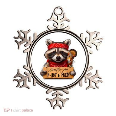 Justice For Peanut The Squirrel Pnut & Fred The Raccoon Ornament