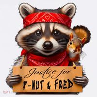 Justice For Peanut The Squirrel Pnut & Fred The Raccoon Women's Tank Top thumb 5