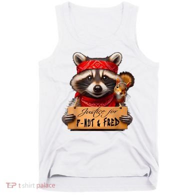 Justice For Peanut The Squirrel Pnut & Fred The Raccoon Tank Top