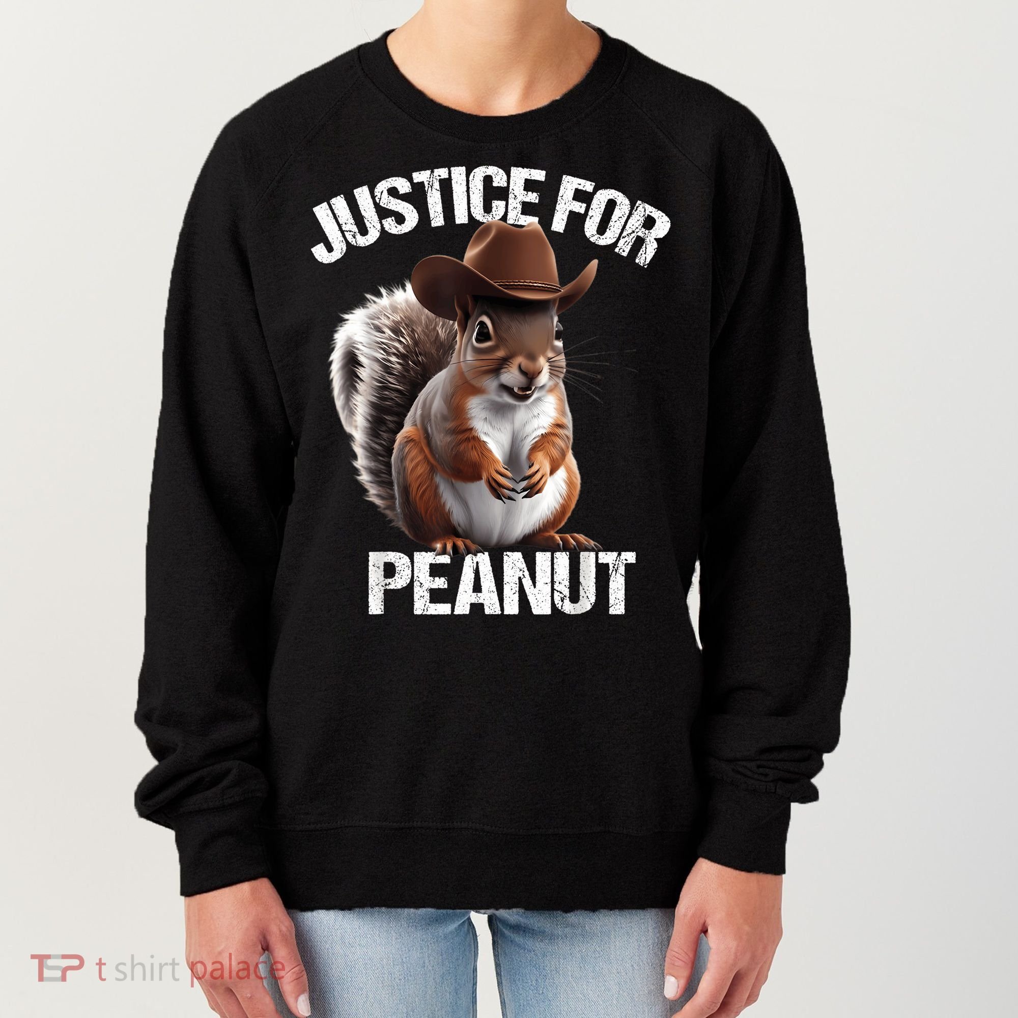 Justice For Peanut The Squirrel Peanut Squirrel Women's Sweatshirt