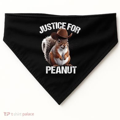 Justice For Peanut The Squirrel Peanut Squirrel USA-Made Doggie Bandana