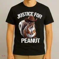 Justice For Peanut The Squirrel Peanut Squirrel T-Shirt thumb 3