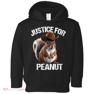 Justice For Peanut The Squirrel Peanut Squirrel Toddler Hoodie