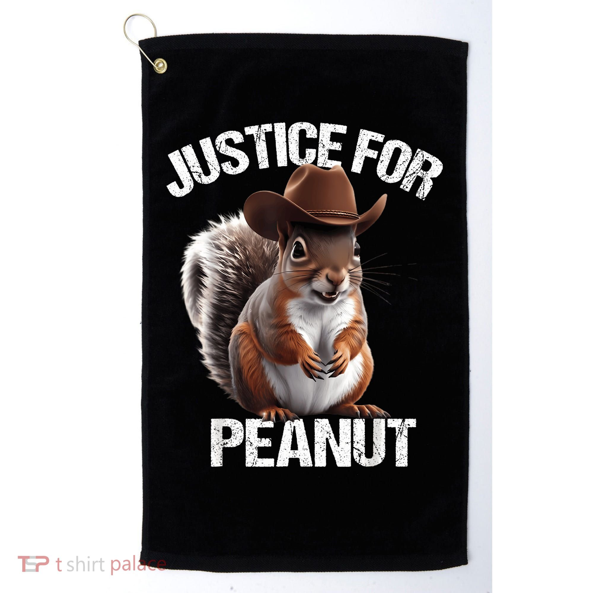 Justice For Peanut The Squirrel Peanut Squirrel Golf Towel