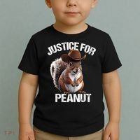 Justice For Peanut The Squirrel Peanut Squirrel Toddler T-Shirt thumb 2