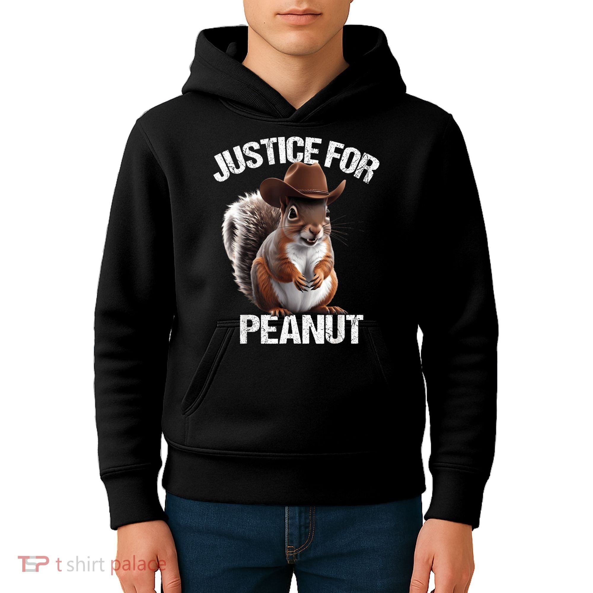 Justice For Peanut The Squirrel Peanut Squirrel Kids Hoodie