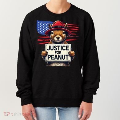 Justice For Peanut The Squirrel Women's Sweatshirt