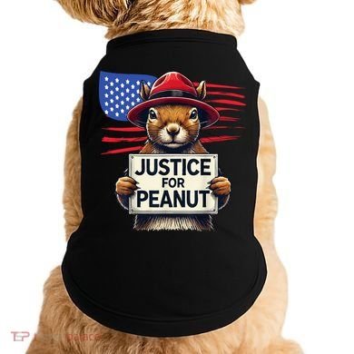 Justice For Peanut The Squirrel Doggie Tank