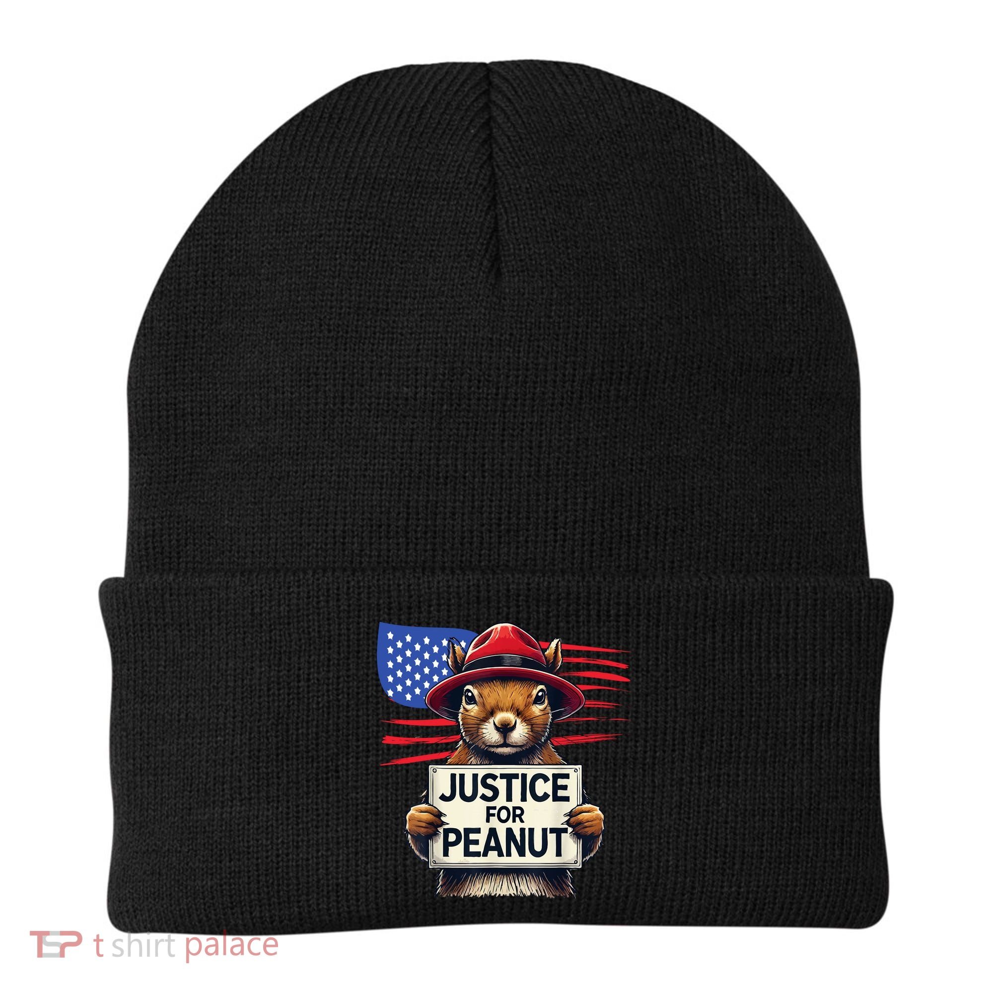 Justice For Peanut The Squirrel Beanie