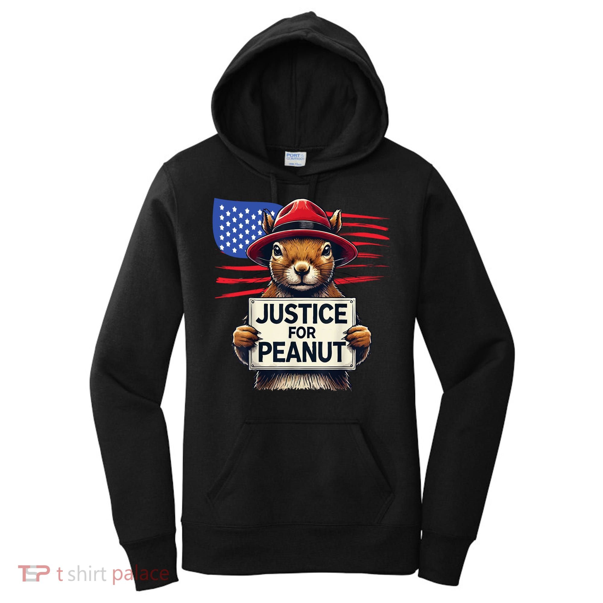 Justice For Peanut The Squirrel Women's Hoodie