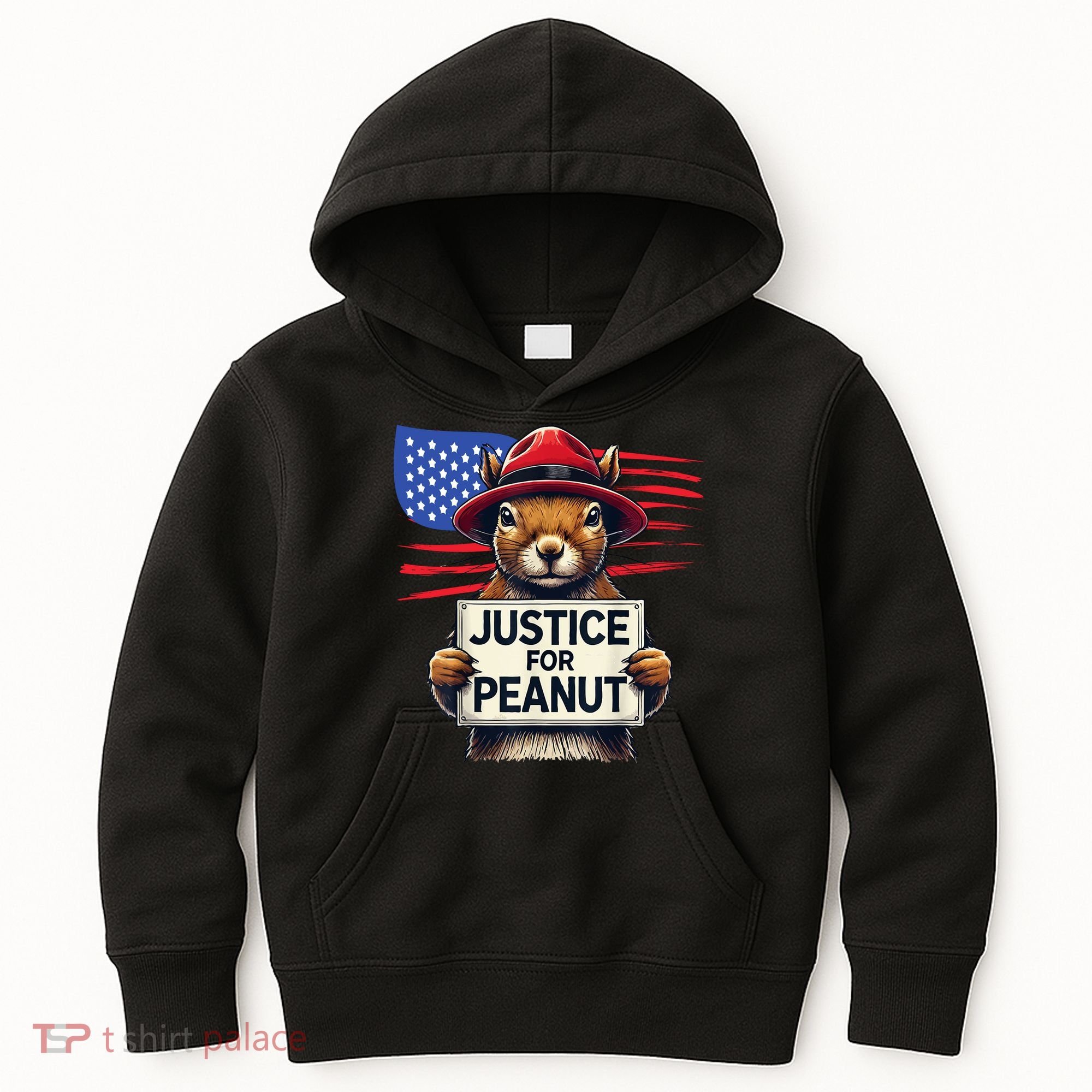 Justice For Peanut The Squirrel Kids Hoodie