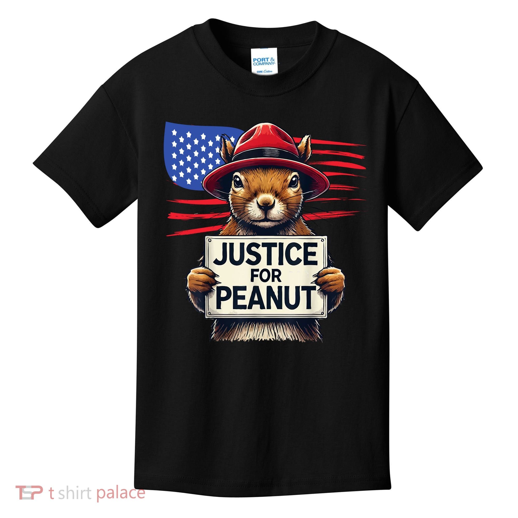 Justice For Peanut The Squirrel Kids T-Shirt