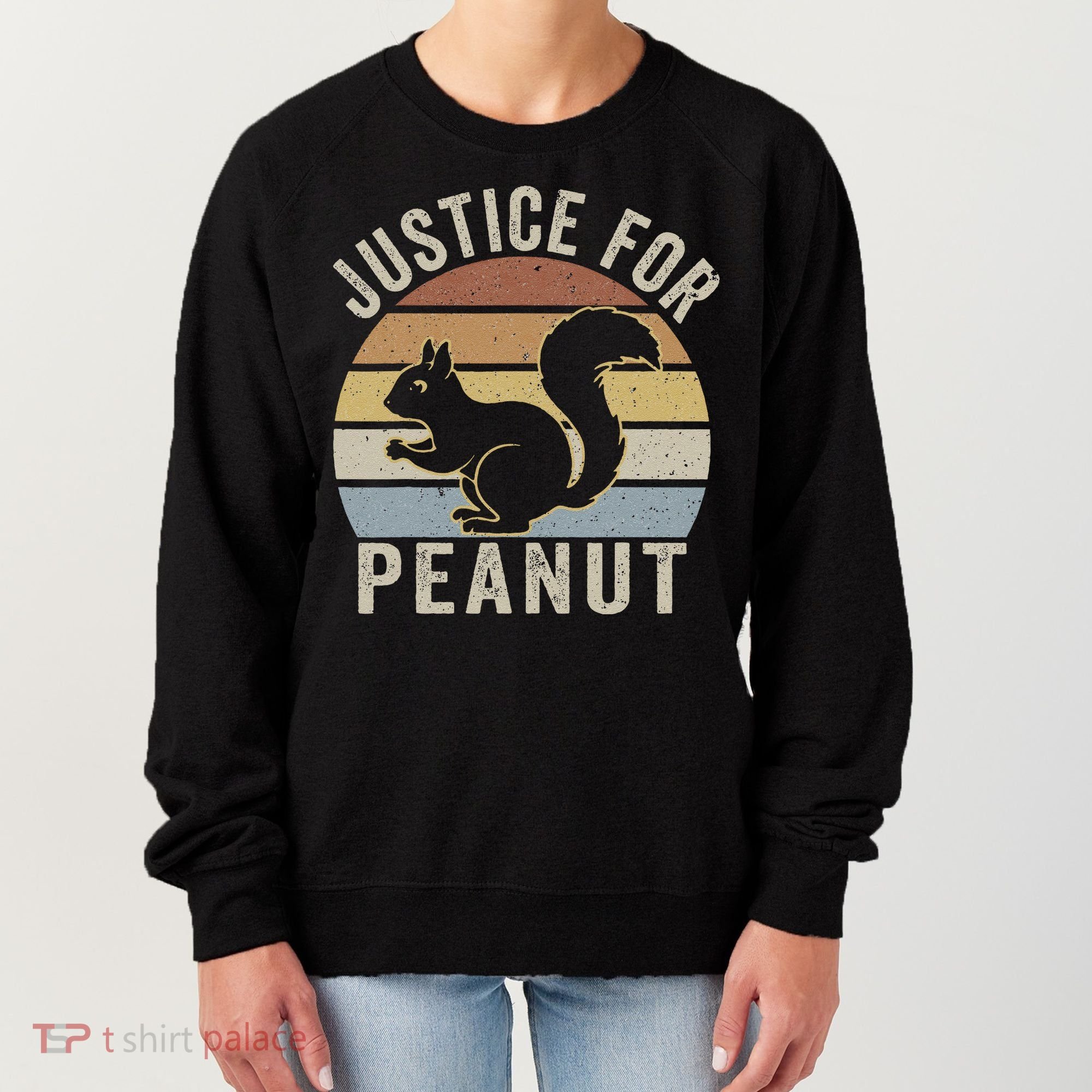 Justice For Peanut The Squirrel The Squirrel Pnut Women's Sweatshirt