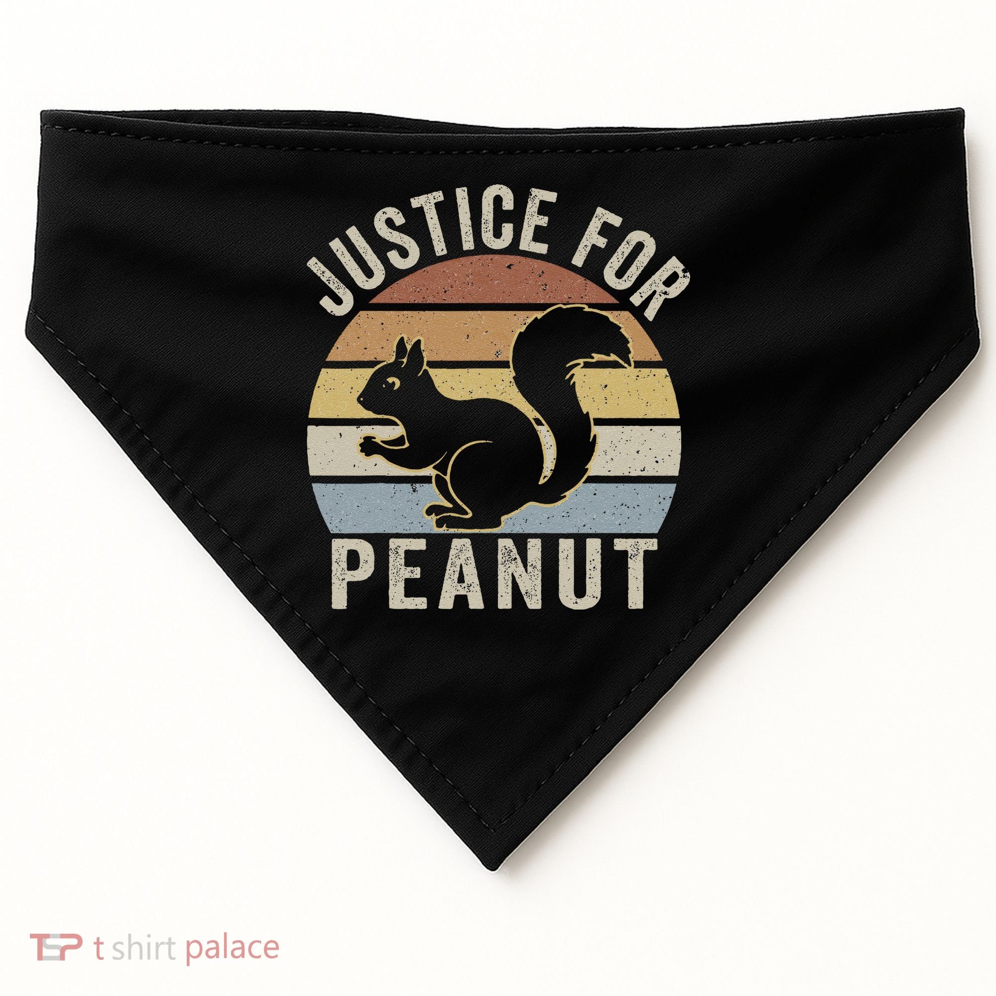 Justice For Peanut The Squirrel The Squirrel Pnut USA-Made Doggie Bandana